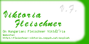 viktoria fleischner business card